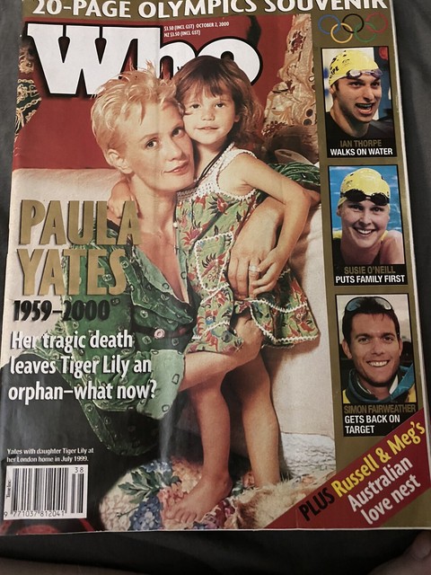 Who Magazine Paula Yates Michael Hutchence October 2000 Other Books Music Games Gumtree Australia Hume Area Melbourne Airport 1238580290