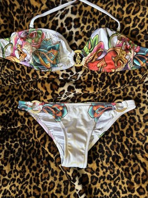 edhardy ビキニ　#3 Ed Hardy x Sexyy Red Bow Bow Bow Leopard Boyshort 2 Piece