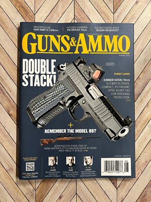 Guns & Ammo ''KIMBER KDS9c 9MM / MODEL 88 '' Aug. 2023 and MORE!!