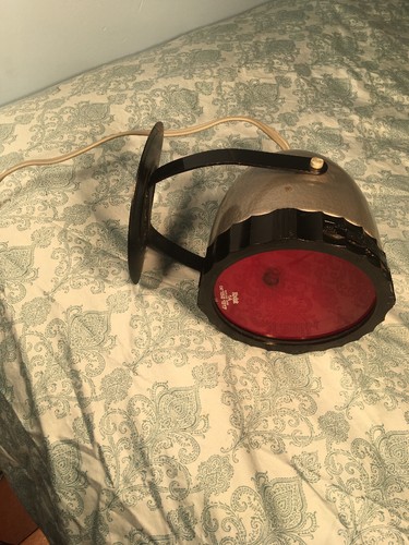 KODAK Adjustable Safe light Lamp Model B Dark Room Photography Filter Red VTG