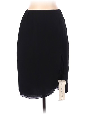 NWT Farinae Collections Women Black Casual Skirt 4