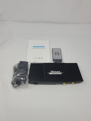 TESmart PAP KVM Switch 2 Monitors 2 Computers HDMI 4K@30Hz, Multi-Viewer...