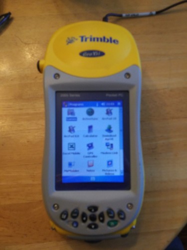 Trimble Geo XH GeoExplorer 2005 Series 60950-00 & base & charger with ArcPad 10