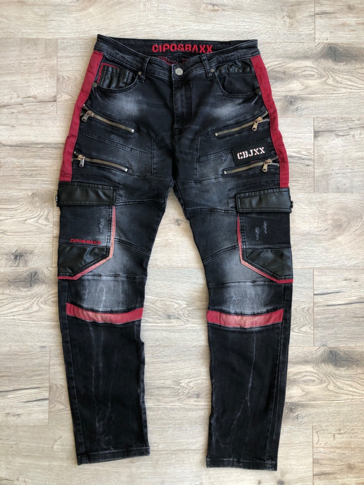 Cipo & Baxx Avant Garde Y2K Japanese Style Denim Pants | eBay