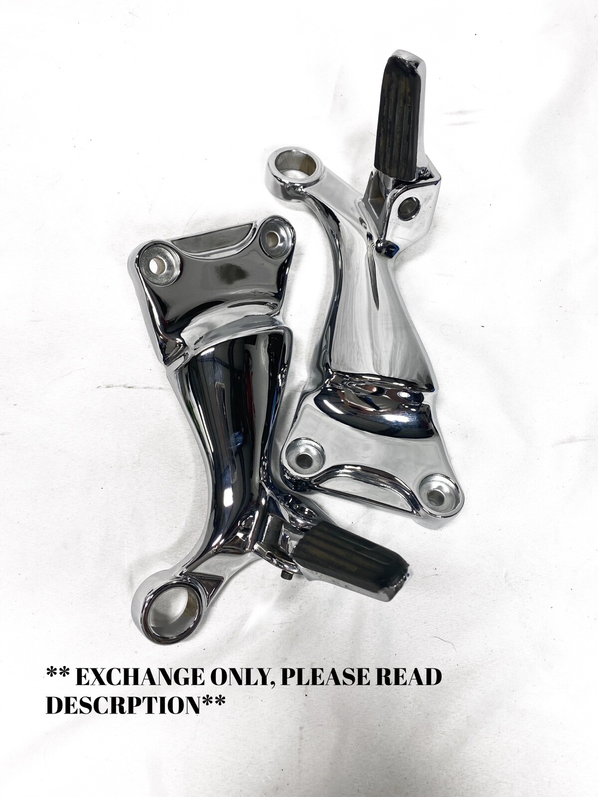 1999-2007 Suzuki Hayabusa Chrome OEM Rear Foot Pegs