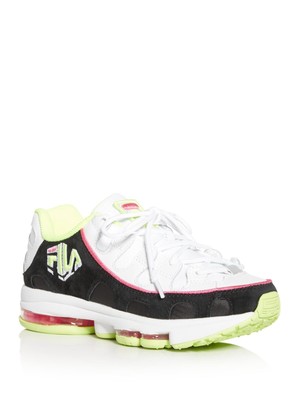 

Женские кожаные спортивные кроссовки FILA с белым логотипом Silva с круглым носком 9,5, Белый, 5RM00561-118