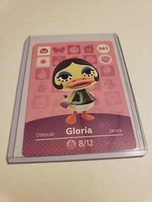Gloria # 381 Animal Crossing Amiibo Card Horizon Series 4 MINT NEVER SCANNED!