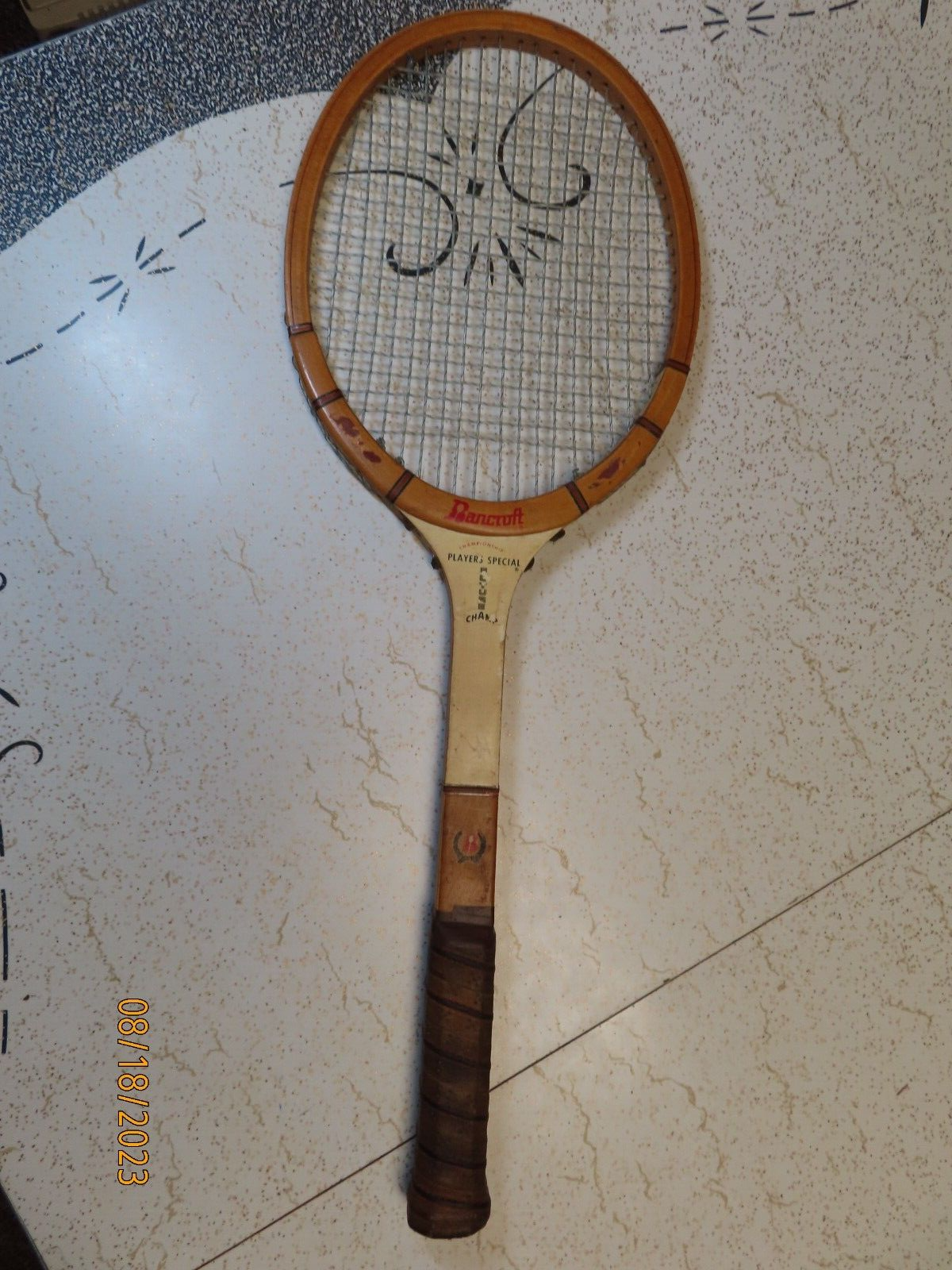 Bancroft Championship Players Special Wood Tennis Racket very nice condition