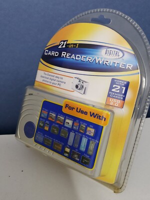 Sakar Digital Concepts CR 70R V506 21 in 1 Card Reader Writer