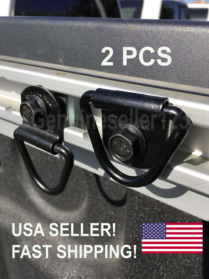 2x Tie Down Hook Bed Rail Cleat Utili-Track Cargo FITS Nissan Titan & Frontier