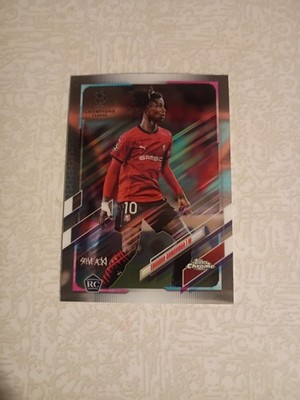 2021 Topps Chrome Champions League Eduardo Camavinga RC card #44