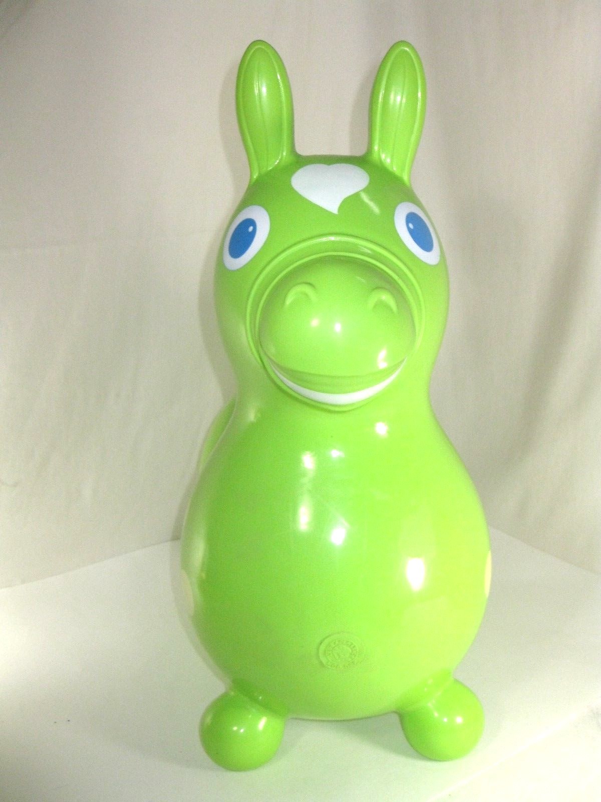 Rody Horse Child's Bounce and Ride Lime Green Ledroplastic f/ Physical Therapy