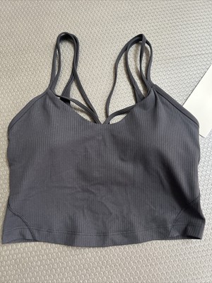 Lululemon ALIGN STRAPPY RIBBED TANK BLACK SZ 4 NWT