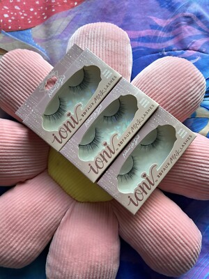 Ioni Eyelashes 3D Faux Mink Lashes Natural Lite Doll - Reusable 100% Handmade