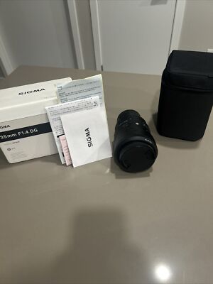 Sigma 35mm F/1.4 DG HSM Art Lens for Sony E Mount with B+W UV