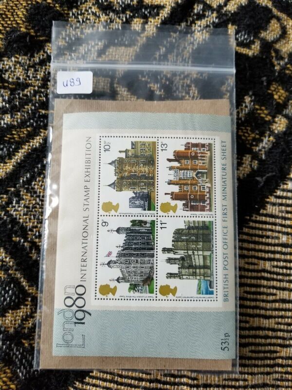 Great Britain Stamps Souvenir Sheet - 1980 Int