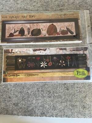 Threads that Bind Wool Applique Patterns 2 - Garden Row, Alphabet Stew