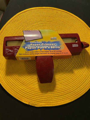 Uchida Corru-Gator 8-1/2-Inch Paper Crimper NEW