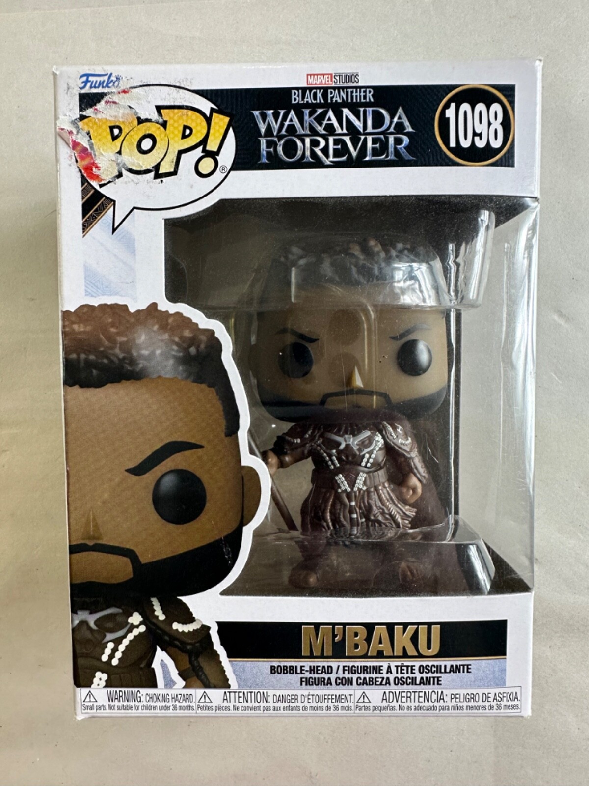 FUNKO POP MARVEL WAKANDA FOREVER M'Baku #1098 New