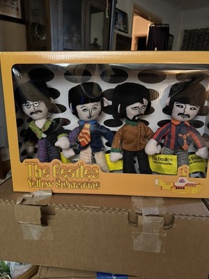 新品未使用The BeatlesYellow Submarineぬいぐるみセット The Beatles Collectible Factory Entertainment 2020 Yellow