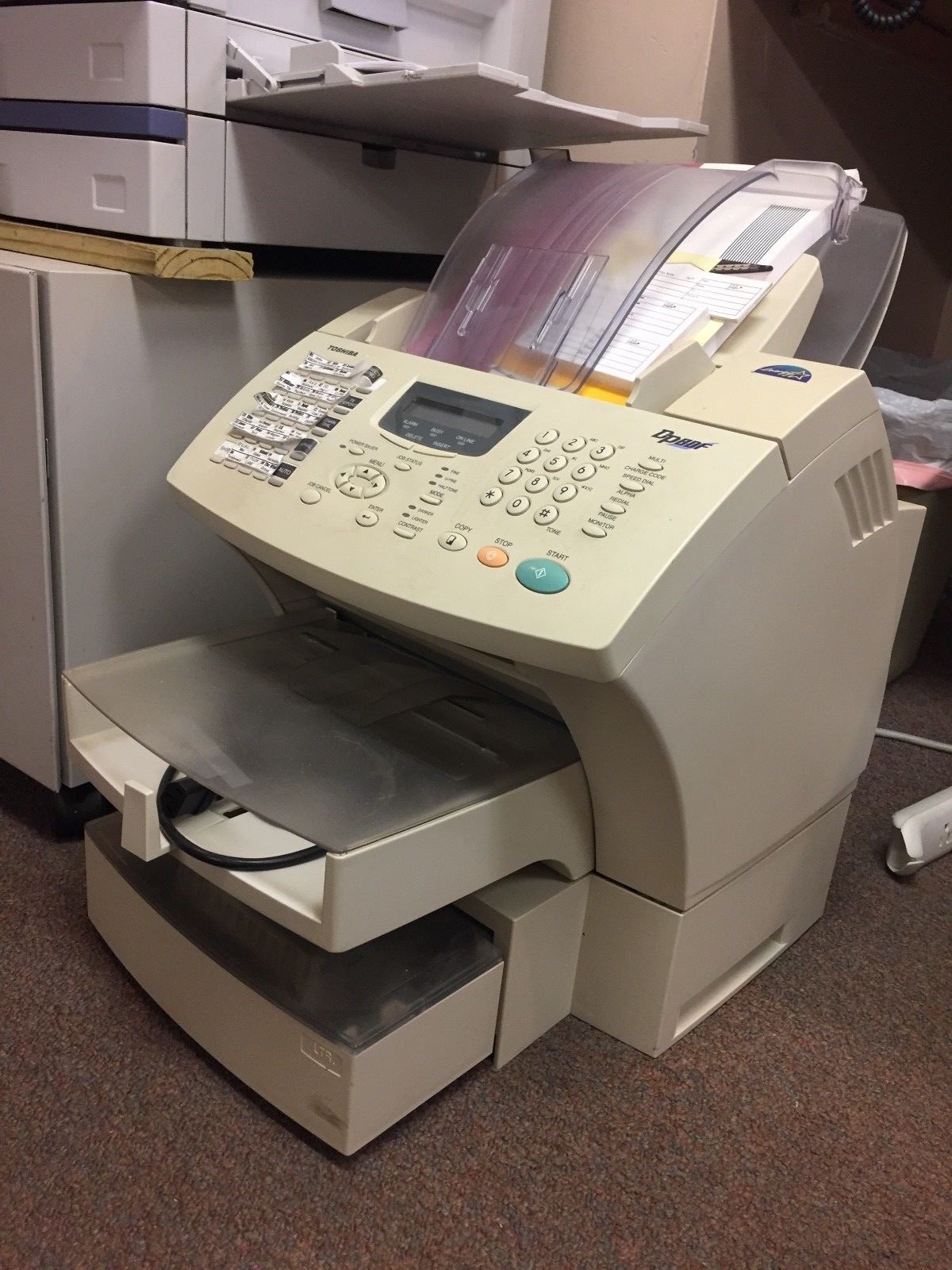 FAX MACHINE Toshiba DP-80F Commercial Grade used in good working condition