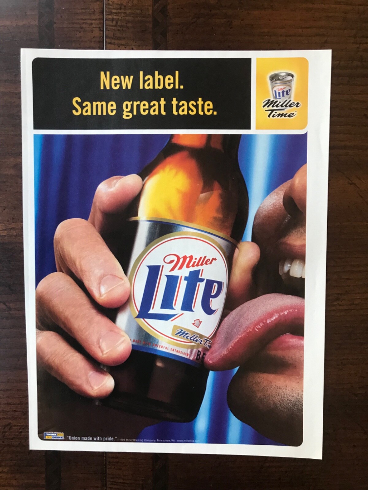 Adovatising Tins 缶の広告 MILLER'S