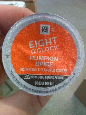 Eight O'clock Pumpkin Spice Coffee K Cups - Pack of 60 Pods