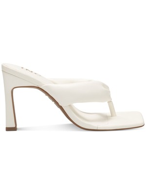 

Женские белые сандалии INC с ремешками Sagee Toe Stiletto Slip On Thong, Белый, 10015358100