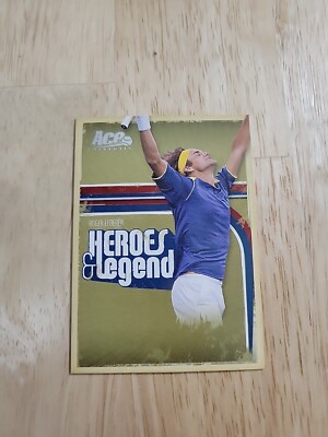 2006 Ace Authentic ROGER FEDERER Heroes and Legends #21 Tennis Card Switzerland