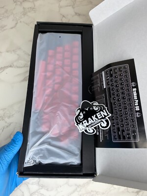 Kraken Pro 60 Red Black Lighting Programmable Mechanical RGB Gaming Keyboard New