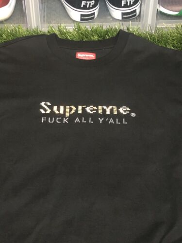 Supreme Gold Bars Tee Black eBay