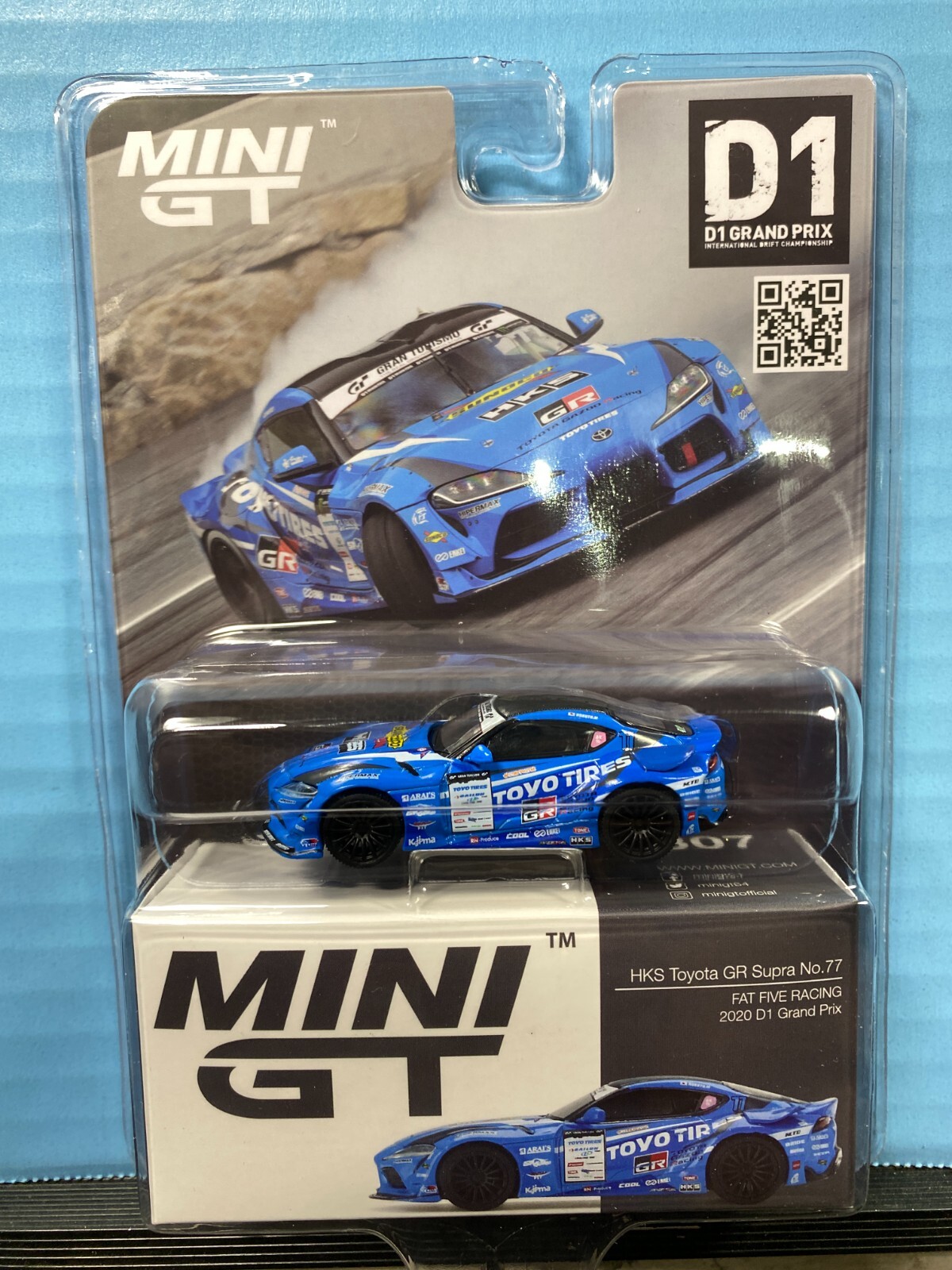 ⭐️ MINI GT HKS GR スープラ FAT FIVE RACING⭐️ 1/64 MINI GT MIJO HKS TOYOTA GR SUPRA #77 FAT FIVE RACING