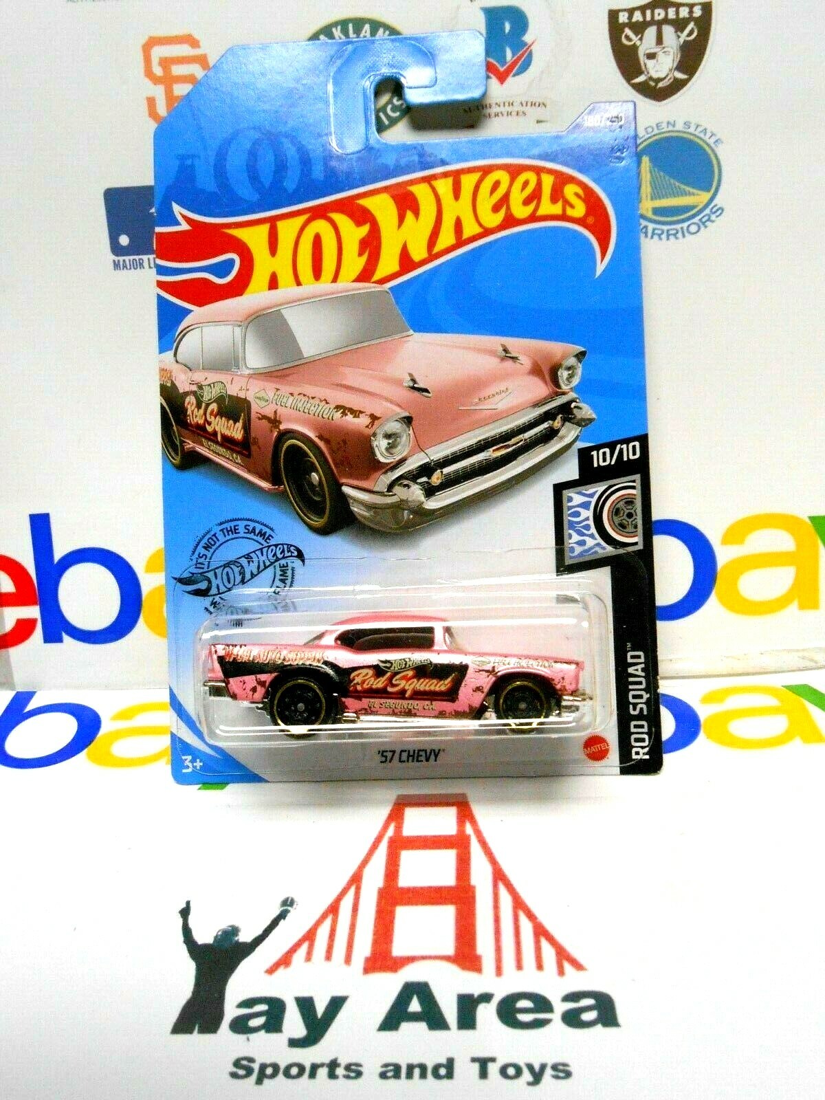 2020 Hot Wheels '57 1957 Chevy Pink Rod Squad #10/10
