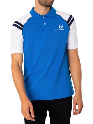 

Мужская рубашка-поло Sergio Tacchini Cortona, синяя, Синий, STM14549-360