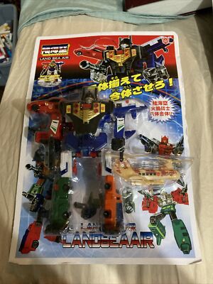 Transformer Robot LAND SEA AIR Combiner New Polyfect Toys Japanese Rare NIB