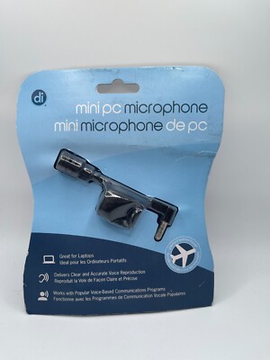 ALLSOP Handheld Mini 3.5mm Stereo Mic Audio Microphone For PC-Laptop.