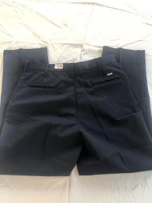 3 Cintas Comfort Flex Navy Blue Work Pants Size 34x30 #945-20 Very Comfortable
