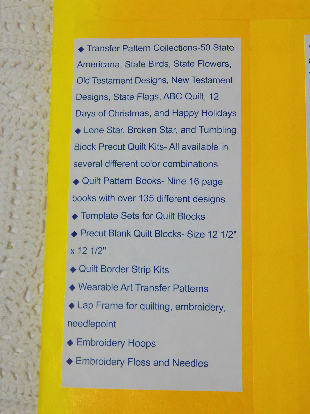 Hot Iron Transfers Aunt Marthas Old Testament Designs Quitlting Embroidery NEW