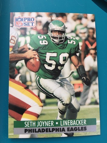 ナイジェリアパンピー Seth Joyner Philadelphia Eagles Linebacker NFL Pro Set 1991