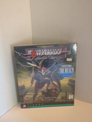 Advanced Dungeons & Dragons Birthright Gorgon's Alliance Big Box PC Game SEALED