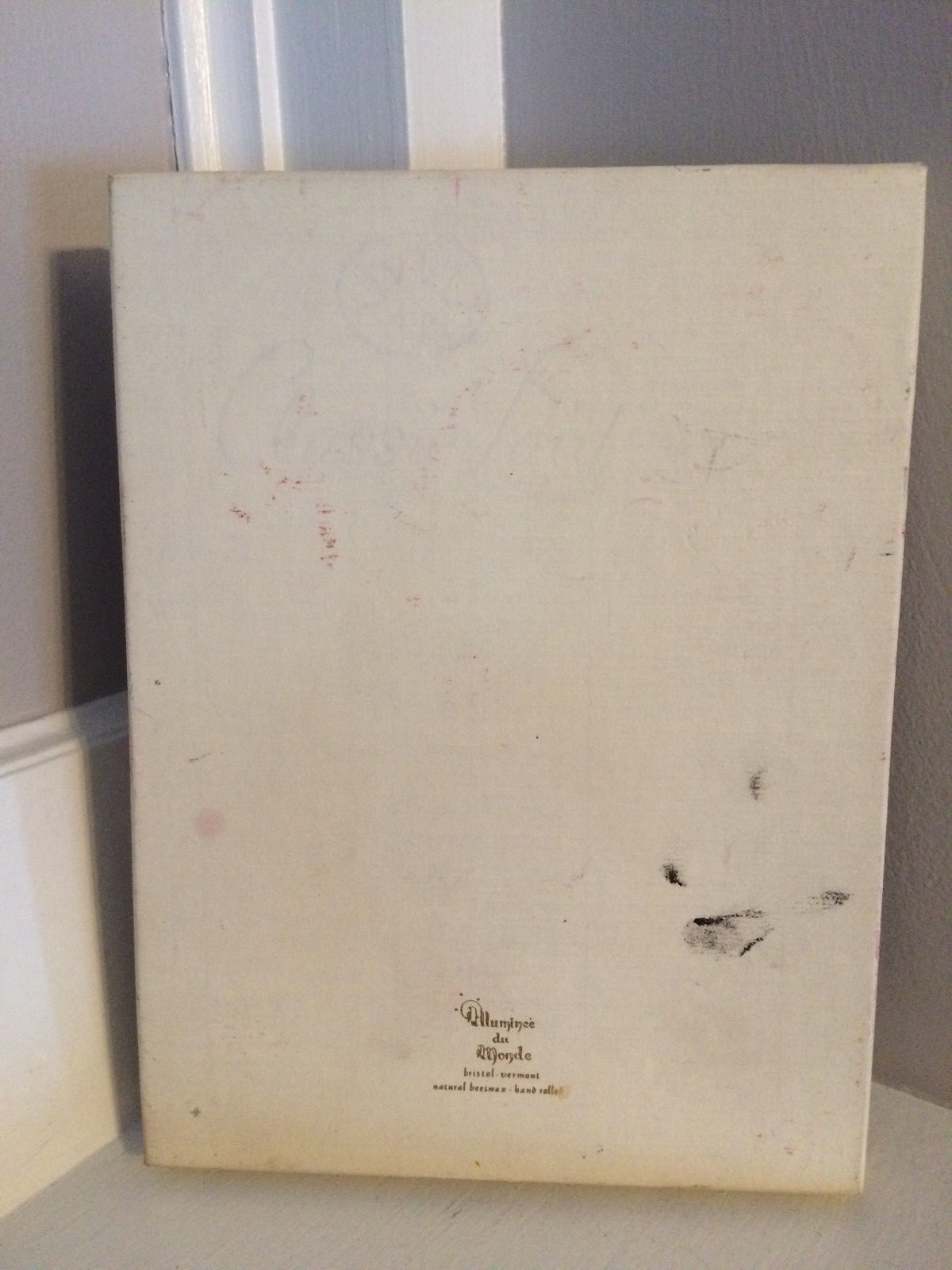 Illuminee du Monde-4 Candlestick Candles-Hand Rolled in Vermont-Beeswax-Pink