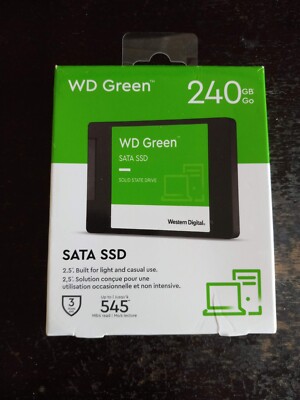 Western Digital 240GB SSD Green 2.5'' Internal Solid State Drive WDS240G2G0A WD 