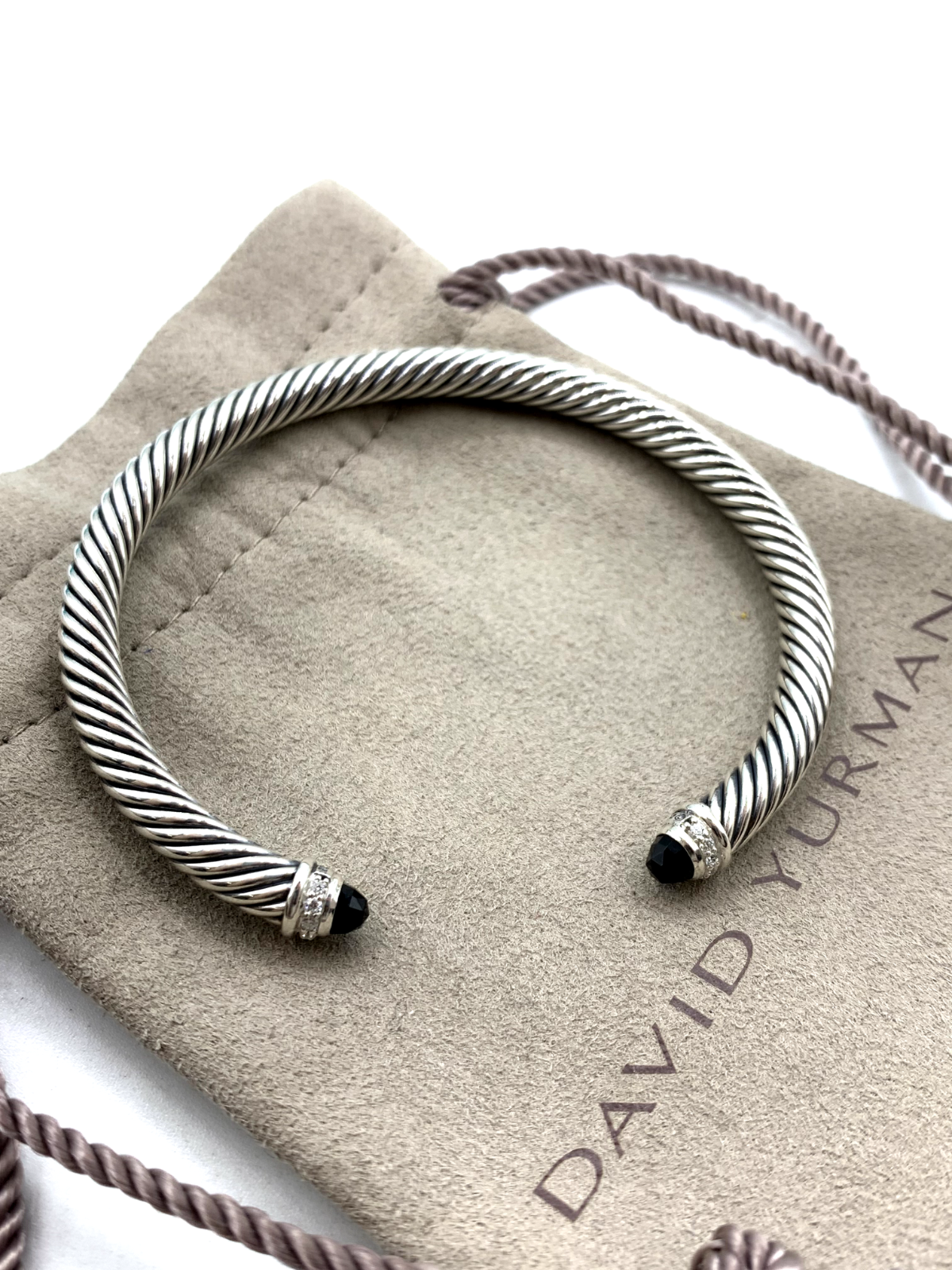 David yurman cable shop bracelet black onyx