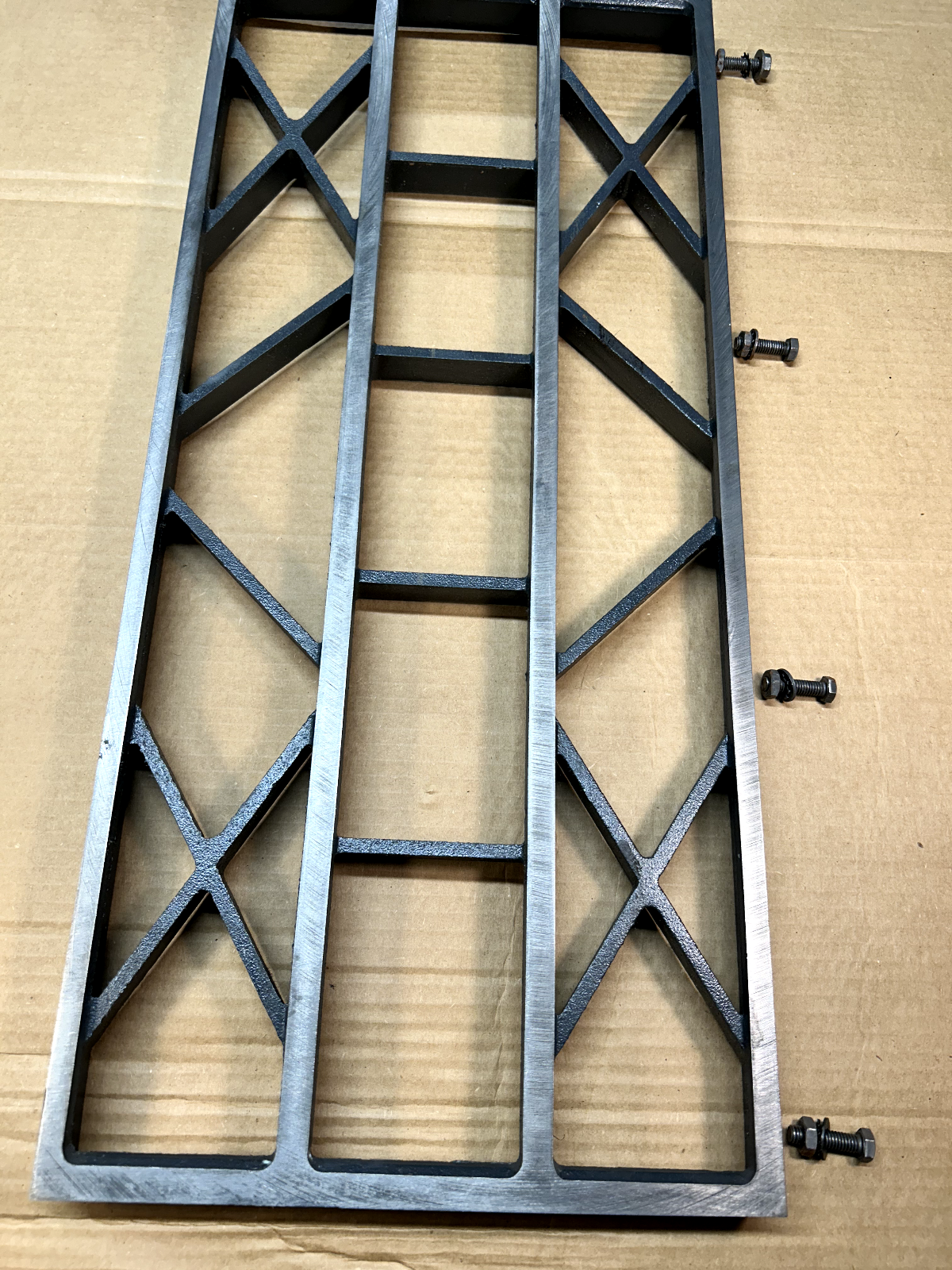 Cast Iron Extension Wing for Craftsman or Ridgid Table Saw 27" x 12"