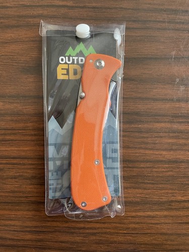 Outdoor Edge Zip-Pro Gutting Knife-Orange/Black