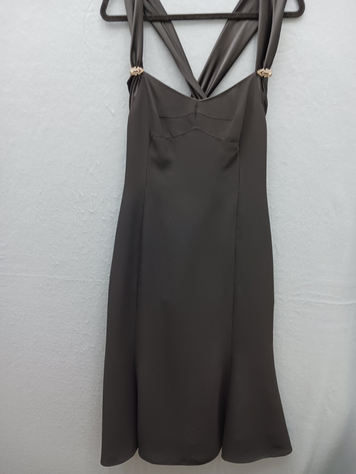 New York Dress Women's Dress A-line Midi Black Sleeveless Cocktail Casual Party