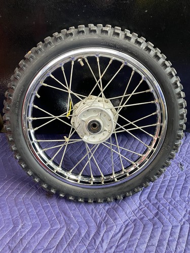 KAWASAKI KLX 110 Oem FRONT WHEEL RIM HUB COMPLETE W/ TIRE