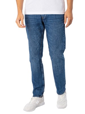 

Мужские джинсы Jack - Jones Mike Original 542 Regular, синие, Синий, MIKE-542