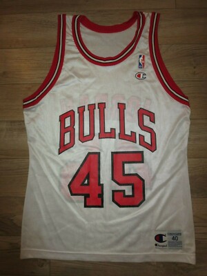 Michael Jordan #45 Chicago Bulls Champion Jersey -40- | eBay