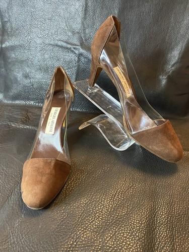 GIORGIO ARMANI　未使用　ハイヒール Giorgio Armani 90mm crystal-embellished ankle-strap Pumps